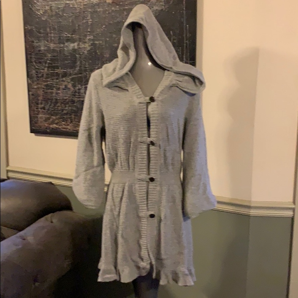 Closet Romantic Lambswool Blend Hooded Sweater